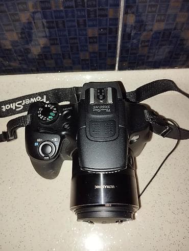 avto dvd: Canon PowerShot SX60 HS fotoaparat - 65x optik zoomlu (ultrasonik) — 1