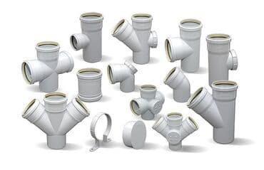 plasmas borular: Пластик, Труба, Бытовая, Для канализации — 1
