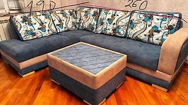 reception masa: İşlənmiş, Künc divan, Qonaq otağı üçün, Açılmayan — 1