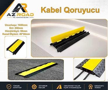 Alətlər: Kabel Qoruyucu. İki kanallı Ölçü-1000x250x50 mm Dəlik ölçüsü- 40x30 mm — 1