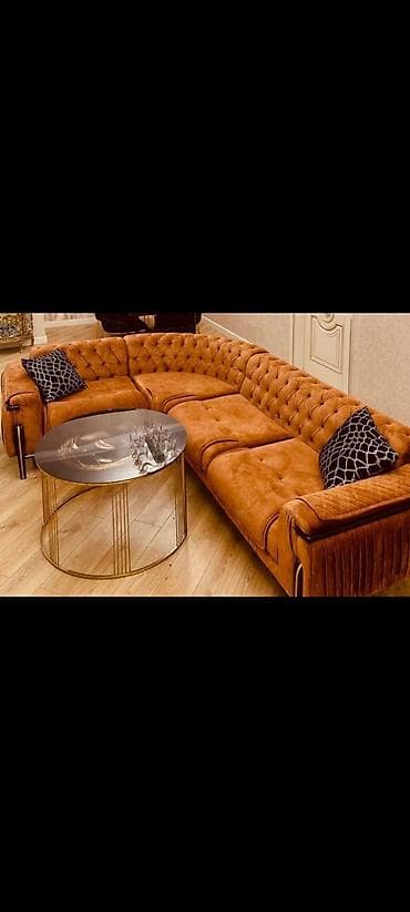 yeni stol: Künc divan, İşlənmiş, Çatdırılma yoxdur — 1