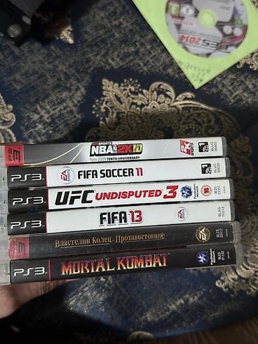 plastation 3: PlayStation 3 (PS3) oyun seti Komplekt: - PS3 Slim konsolu - 3 ədəd — 1