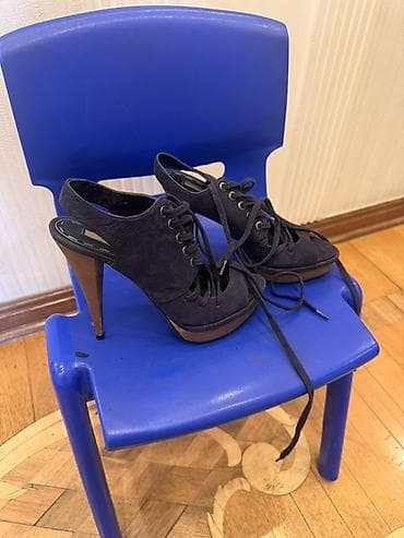 Zara, Размер: 35, цвет - Синий, Б/у — 2
