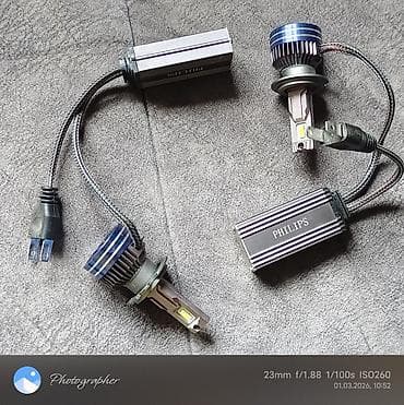 PHILIPS LED avtomobil farası dəsti qısa/uzun işıq üçün yüksək