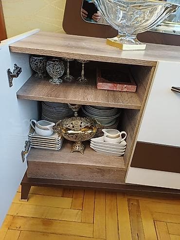 Nahar dəsti, rəng - Ağ, Şüşə