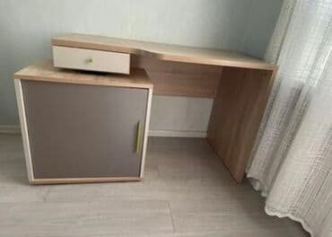 Künc masa, Siyirməli, Teksturalı laminat lalafo.az -da Künc masa, Siyirməli, Teksturalı laminat