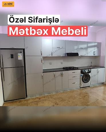 bal: Özəl sifarişlə hazırlanmış mətbəx mebeli - Minimalist dizayn, parlaq — 1