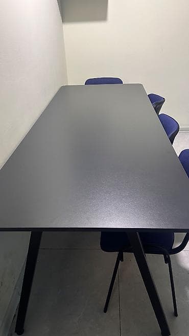 malazya mebel: Toplu ve tek tek de satilir.BOZ masa 40 AZN ideal veziyyetde(230sm — 9