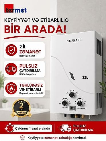 Пятиминутка Topkapı, 32 л/мин., Новый, Нет кредита, Бесплатная доставка, Доставка в районы — 1