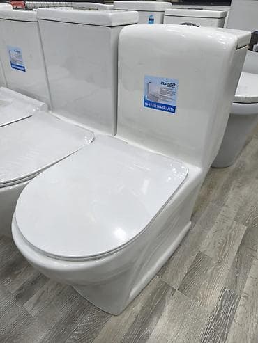su cən: CLASSSO Sanitary Ware – birgə gövdəli (monoblok) unitaz - Model — 1