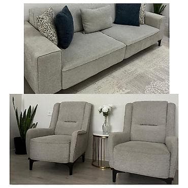 İşlənmiş, Divan, 2 kreslo