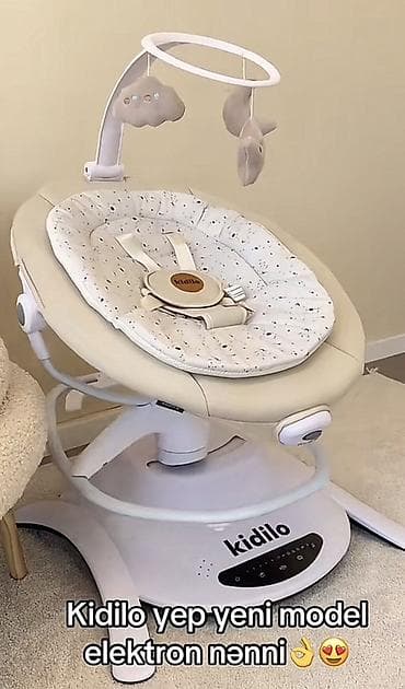 Детский мир: Kidilo brendinin yeni model elektron nənnisi - Yumşaq və rahat — 1