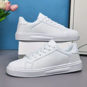 белые новые кеды: Размер: 38, цвет - Белый, Новый — 1