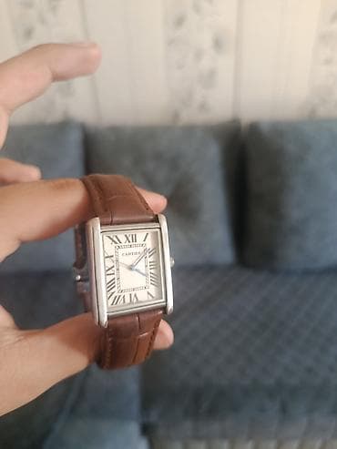 Б/у, Наручные часы, Cartier, цвет - Белый
