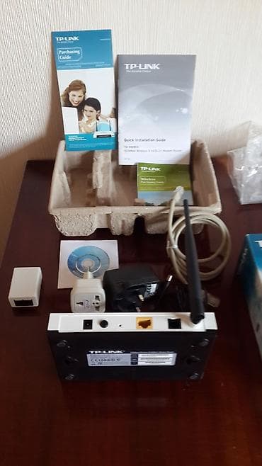 rotor modem: Wi-Fi router ADSL TP-LINK TD-W8151N – 150Mbps Wireless N ADSL2+ Modem — 3