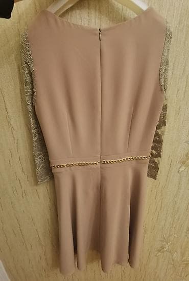 ereb qizili instagram: Zərif pudra rəngli qısa don - Üst hissə: çiçək naxışlı incə krujeva — 2