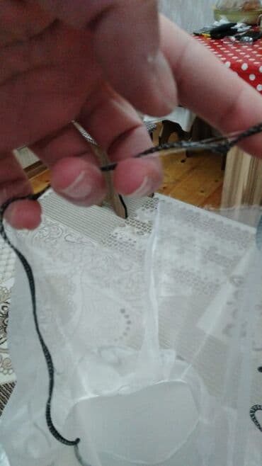 türk tekstil: Yataq üçün İşlənmiş rəng - Ağ Yataq örtüyü, Ünvandan götürmə — 2