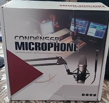 tar mikrafonu: Kondensator mikrofon dəsti İnternet karaoke, PC qeydiyyatı və alət — 2