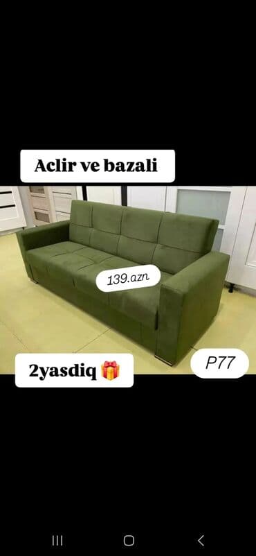 синтепоновая подушка: Di̇van-kravat, Açılan, Bazasız, Parça — 2