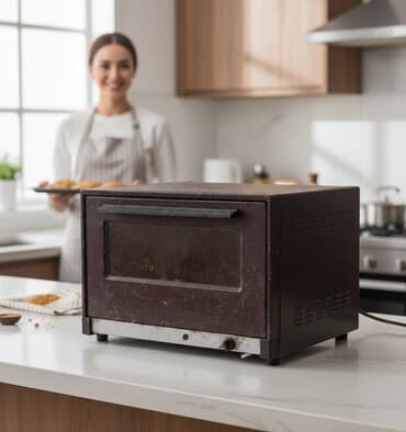 soba təmiri: Elektrik mini-sobası - Stolüstü elektrik sobası, şəbəkə ilə işləyir — 1