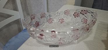 meyve qabı: Şüşə meyvə/giləmeyvə qabı - Material: qalın, şəffaf şüşə - Dizayn — 1