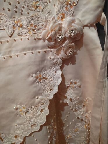 Пиджаки: Uşaq üçün zərif şifon-qabarıq dizaynlı don - Rəng: açıq krem/şeftalı at lalafo.az — 2 Пиджаки: Uşaq üçün zərif şifon-qabarıq dizaynlı don - Rəng: açıq krem/şeftalı — 2