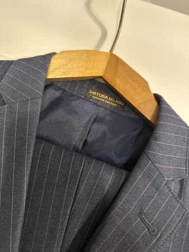 göy rəngli kişi tolstovkaları: Kostyum, Demisezon, Milano, 2XL, rəng - Mavi — 3