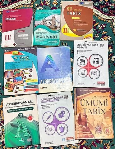 Bədii kitablar və 3cü qrup üçün hazırlıq kitabları ucuz qiymətə — 1