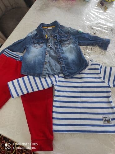 pijama destleri: 6-9 ay oglan uchun. Seliqeli geyilib. Chatdirilma ancaq evin — 1