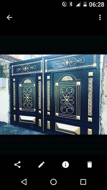 darvazalar gencede: Salam isteyinize uygun demir Qapi ve darvazalarin sifarisle — 9