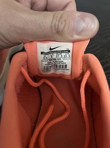 Nike, Ölçü: 37.5, rəng - Narıncı, İşlənmiş — 7