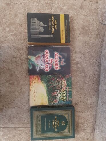 Dini mövzularda 4 kitabdan ibarət set: - Həzrət Hakim ağa