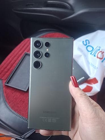 Samsung Galaxy S23 Ultra, rəng - Yaşıl, Simsiz şarj