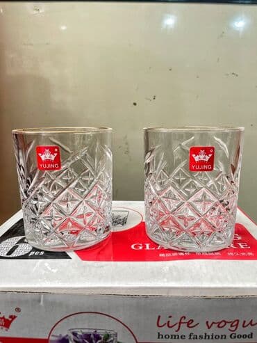 gumus qab: Qədəhlər, Şüşə, 2 ədədli dəst — 8