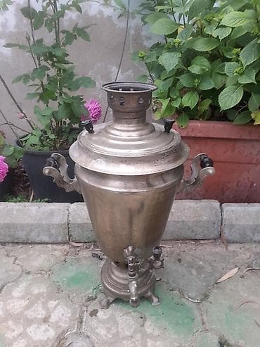 İşlənmiş Od Samovar, 7 l, Ünvandan götürmə