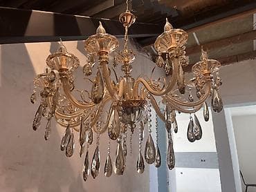 ucuz listurlar: Çılçıraq, 10 və daha çox lampa, Şüşə — 4