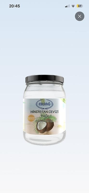 Кокосовое масло Кокосовое Масло (Coconut oil) полученное методом lalafo.az -da Кокосовое масло Кокосовое Масло (Coconut oil) полученное методом