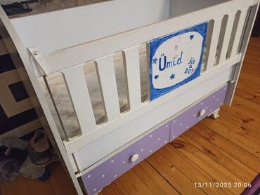 usaq ucun sekiller: Oğlan üçün, Dördbucaq, Beşik, Matras ilə, Yellənmə mexanizmsiz — 3