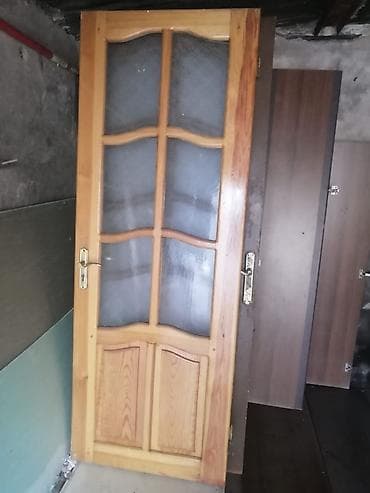 Taxta iç qapılar – şüşəli klassik dizayn - Material: kütük/taxta — 3