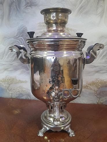 samovar satilir: Б/у Дровяной Самовар, 5 л — 1