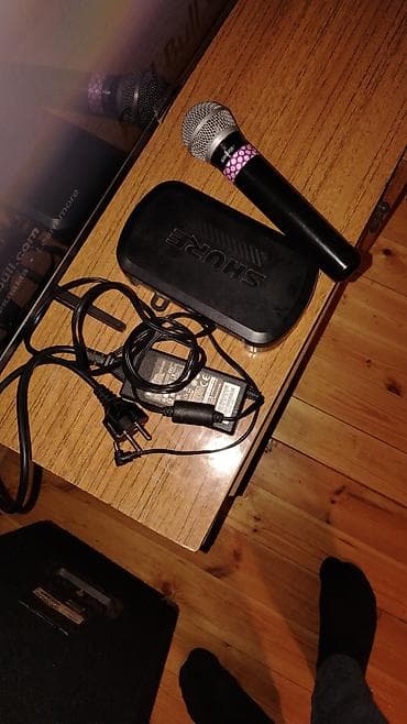 mobil ip tv: Shure PG58 simsiz mikrofon sistemi - Brend/model: Shure PG58 (dinamik — 1