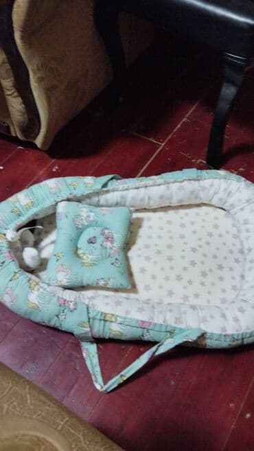 ремни безопасности на коляску: Uşaq yuvası (baby nest) – yığıla bilən, daşıma kəmərli model. - Dəst — 1