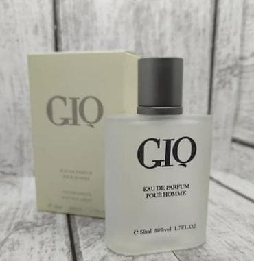 hom bitgisel: Məhsul: GIO Eau de Parfum Pour Homme Həcm: 50 ml (1.7 fl. oz) Tərkib — 1