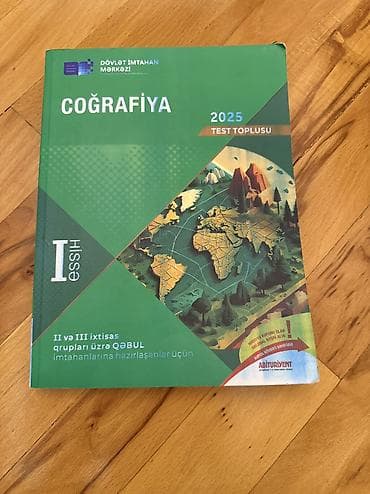 Coğrafiya Testlər 11-ci sinif, DİM, 1-ci hissə lalafo.az -da Coğrafiya Testlər 11-ci sinif, DİM, 1-ci hissə