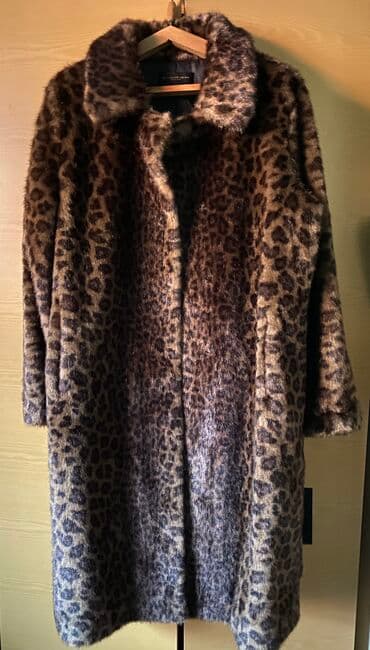 норковая шуба цена бишкек: Donna Karan USA brendinin leopar naxisli suni kurkudu. Təzədir etiketi — 2