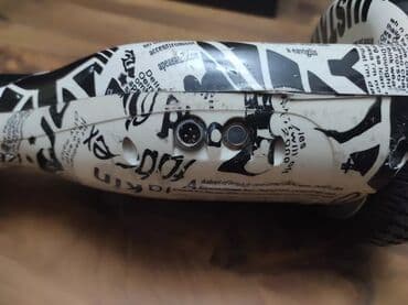 назови соответствующие отрезки на фонарном столбе: Elektrik hoverboard (self-balance skuter) - Dizayn: Qazet/qlifti — 2