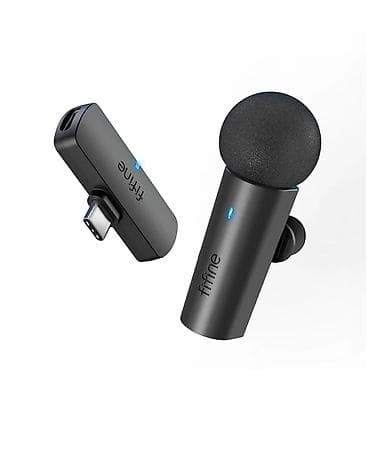 sur mikrofon: Fifine simsiz lavalier mikrofon sistemi – USB-C qəbuledicili - — 1