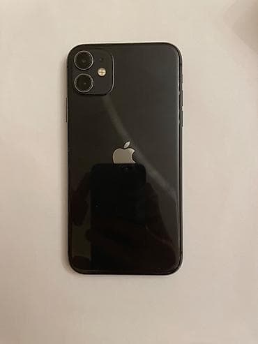 işlenmiş iphone 11: IPhone 11, 64 GB, Qara, Zəmanət, Simsiz şarj, Face ID — 3