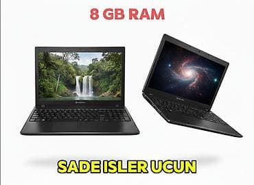 Acer: Noutbuk – gündəlik və sadə işlər üçün - Operativ yaddaş: 8 GB RAM — 1