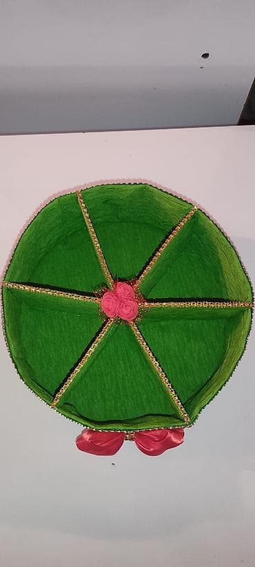 Ev və bağ: Dekorativ bölməli qab dəsti - Forma: romb və dairəvi dizaynlı iki — 4